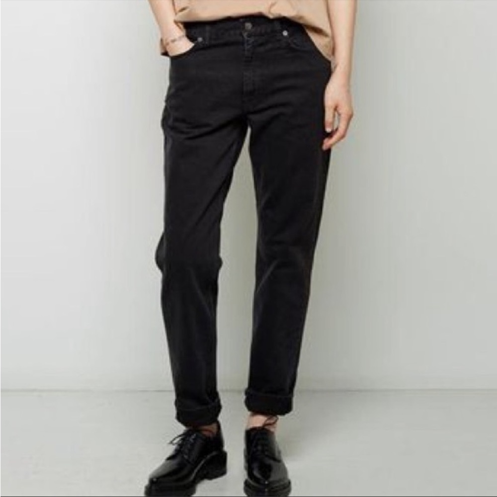 Acne Studio Boy Black Stretch Denim Jeans Women’s Size 30